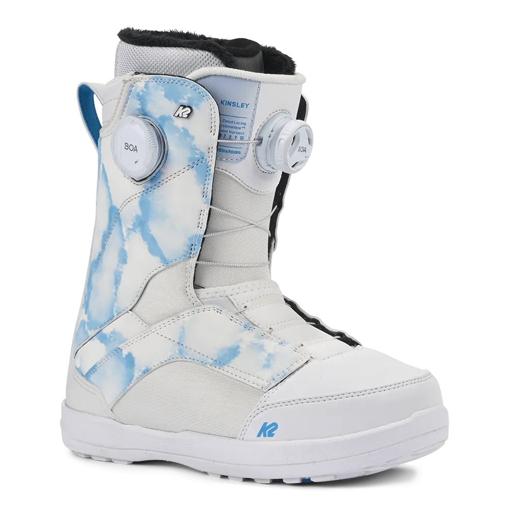 K2 Kinsley Womens Snowboard Boots in Cloud 2024