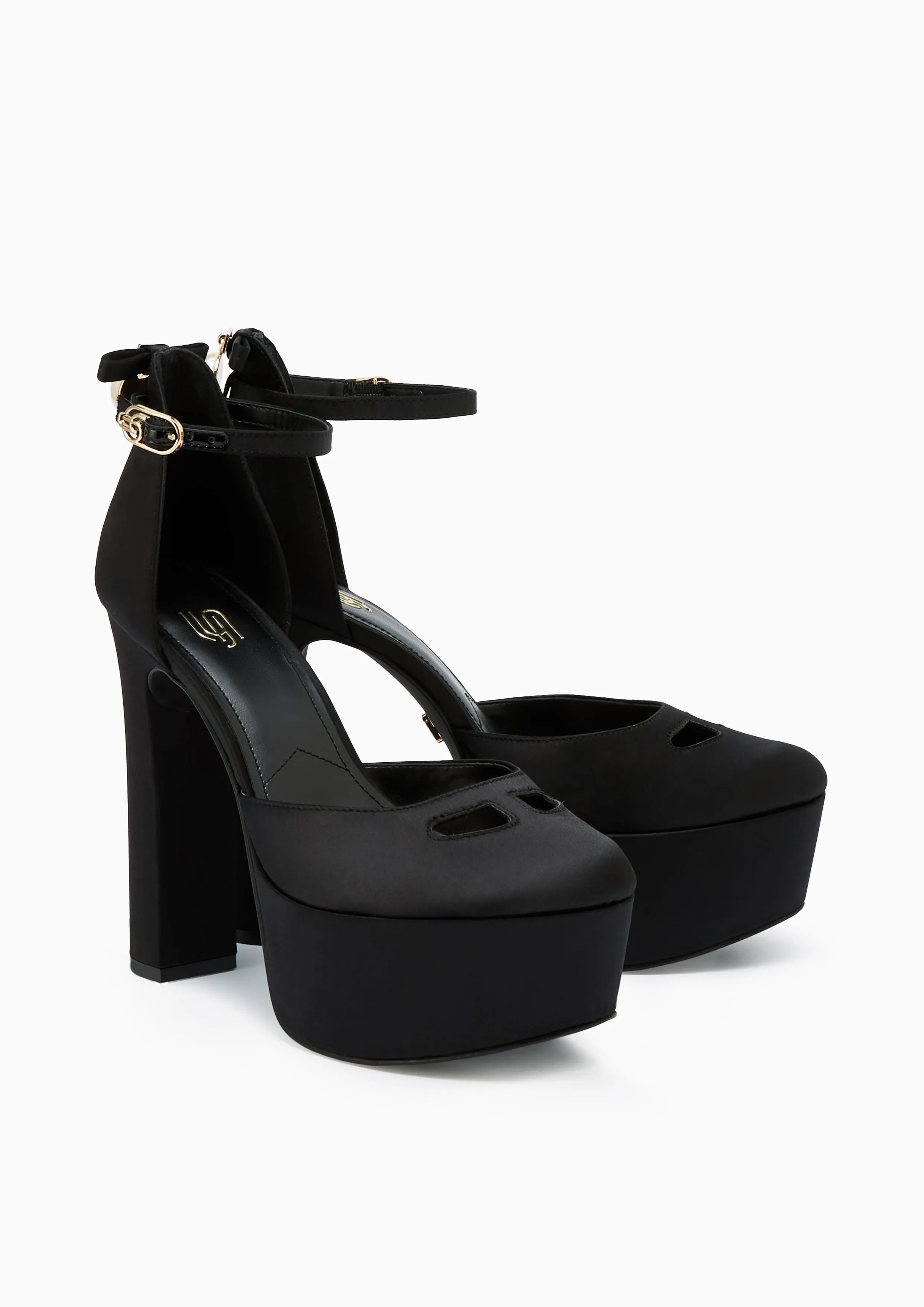 Kala Infinite Platform Heels - Black