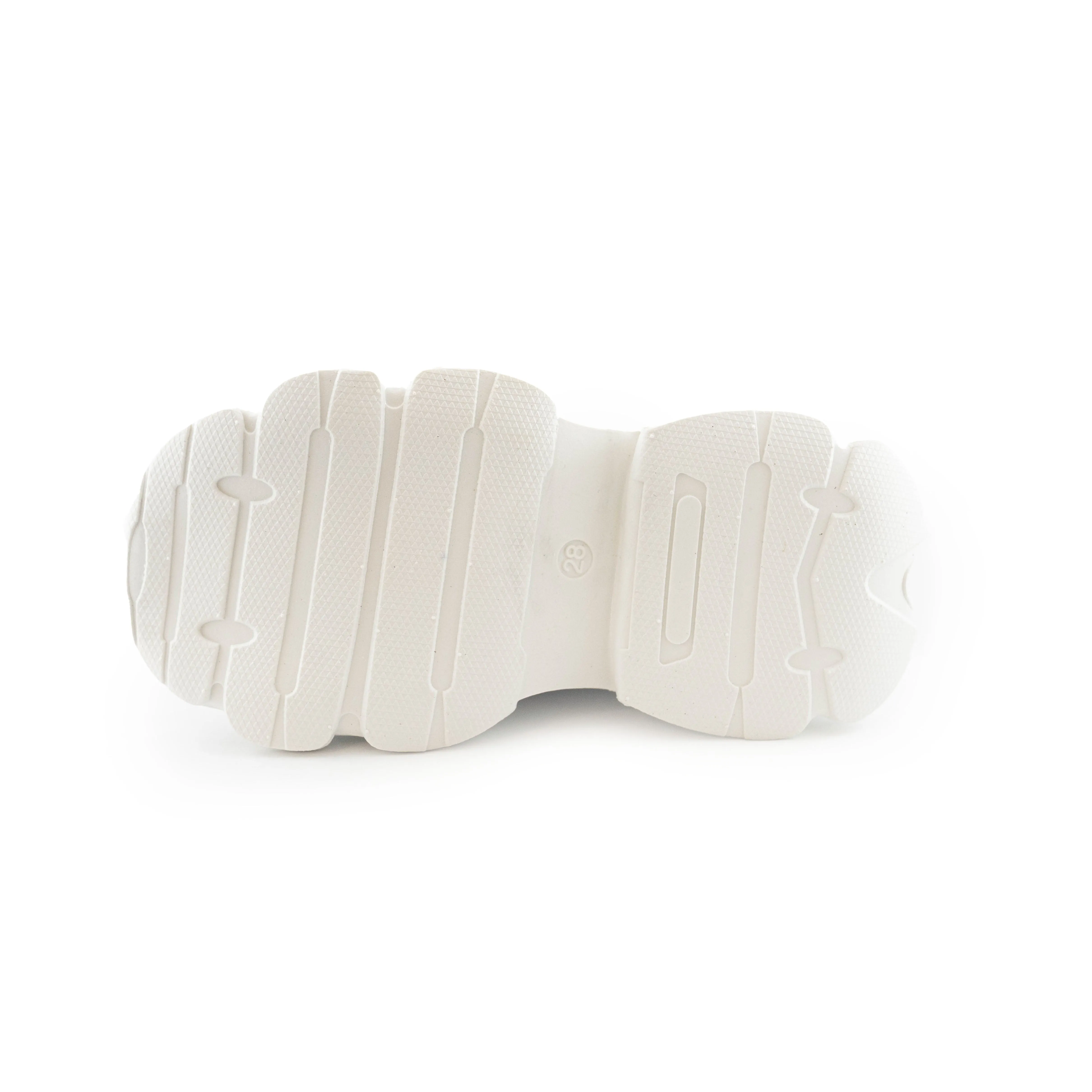 Kids' Chunky Sneakers – 128 White Lightweight Shoes