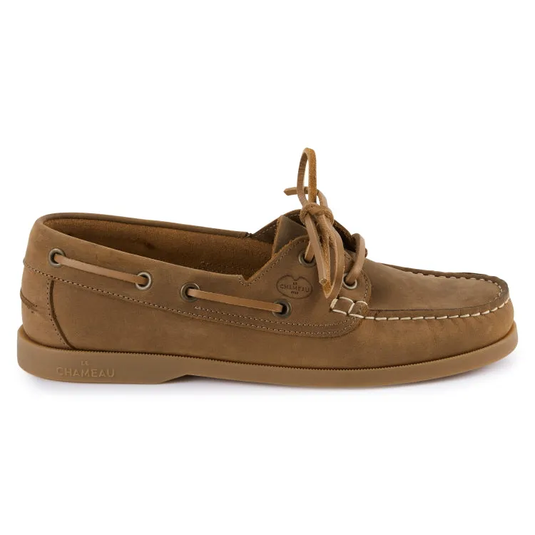Le Chameau Ladies Galion Femme Deck Shoes - Walnut