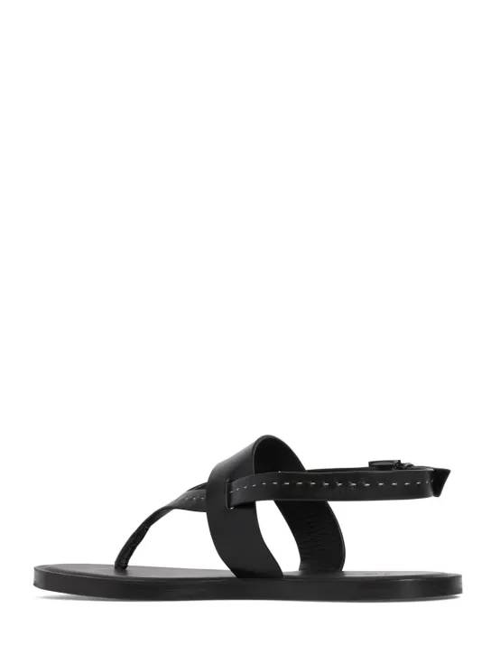 Max Mara   10mm Leather thong thong sandals 