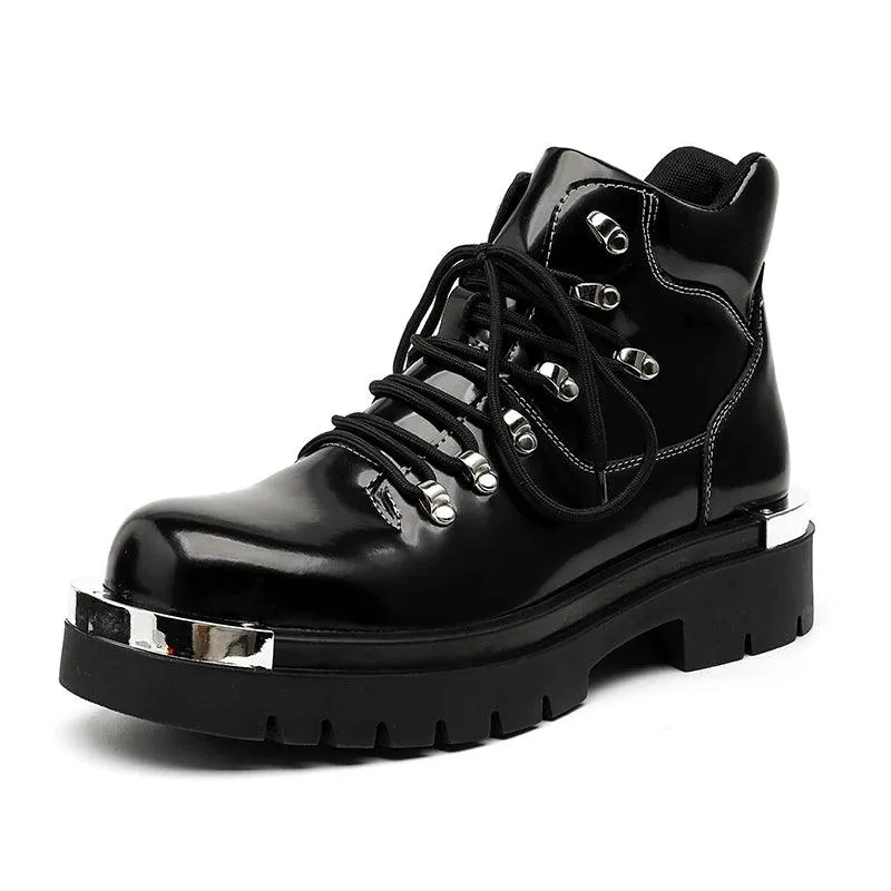 Men's Formal Shoes - Outdoor Casual Leather Ankle Boots - TSS206