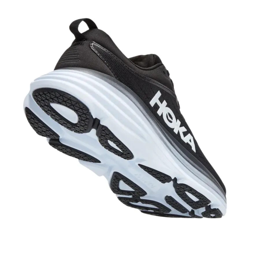 Men's Hoka Bondi 8 Black White