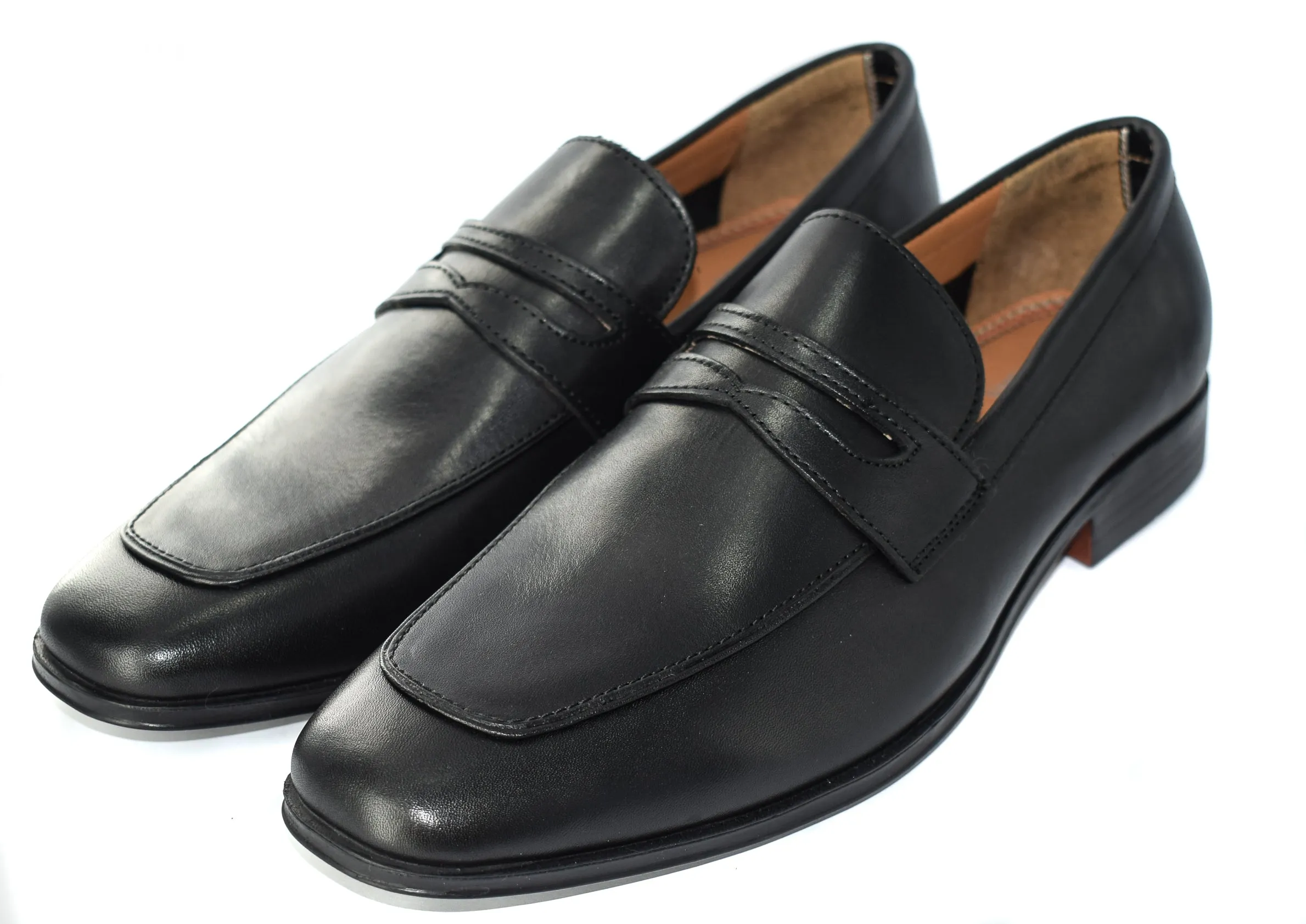 MENS SMART PENNY LEATHER FORMAL/CASUAL SLIP ON LOAFERS