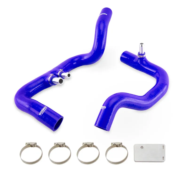 Mishimoto 18  Jeep Wrangler JL / Gladiator JT 3.6L AT Blue Silicone Radiator Coolant Hose Kit