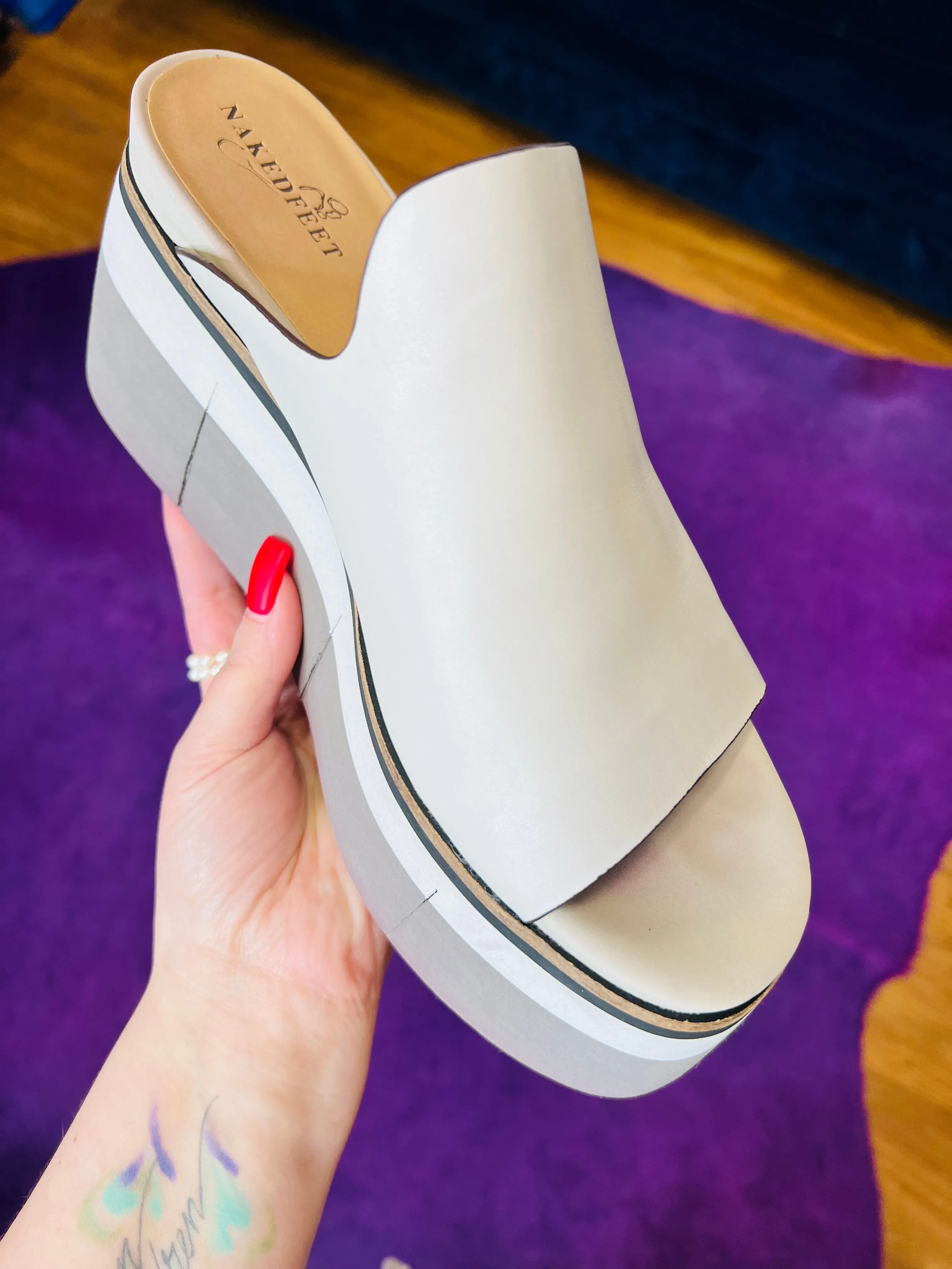 NAKED FEET - FLOW Platform Sandals