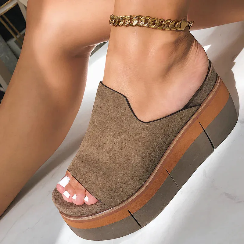 NAKED FEET - FLOW Platform Sandals