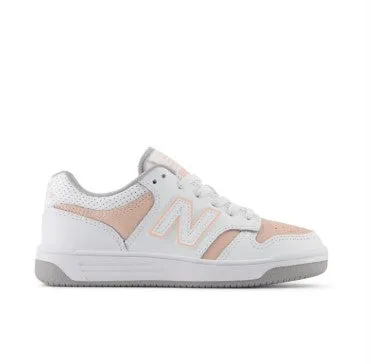NEW BALANCE GSB 480 Vp Blanc Rose baskets Sneakers