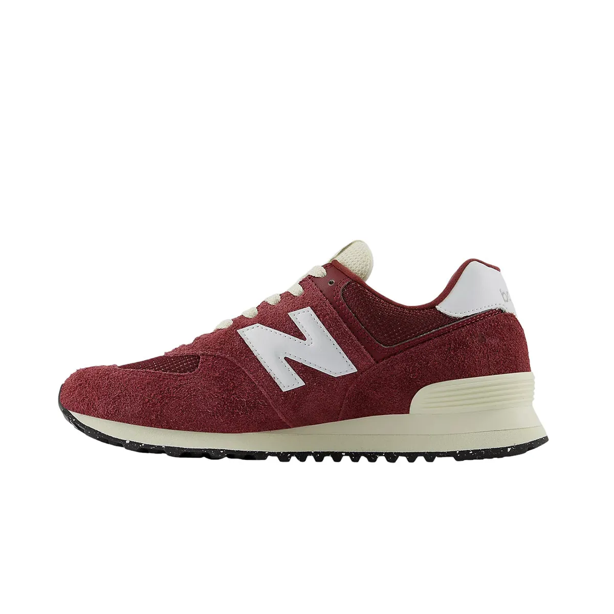 New Balance Unisex 574 Casual Sneakers U574RBK Classic Crimson/White/Angora