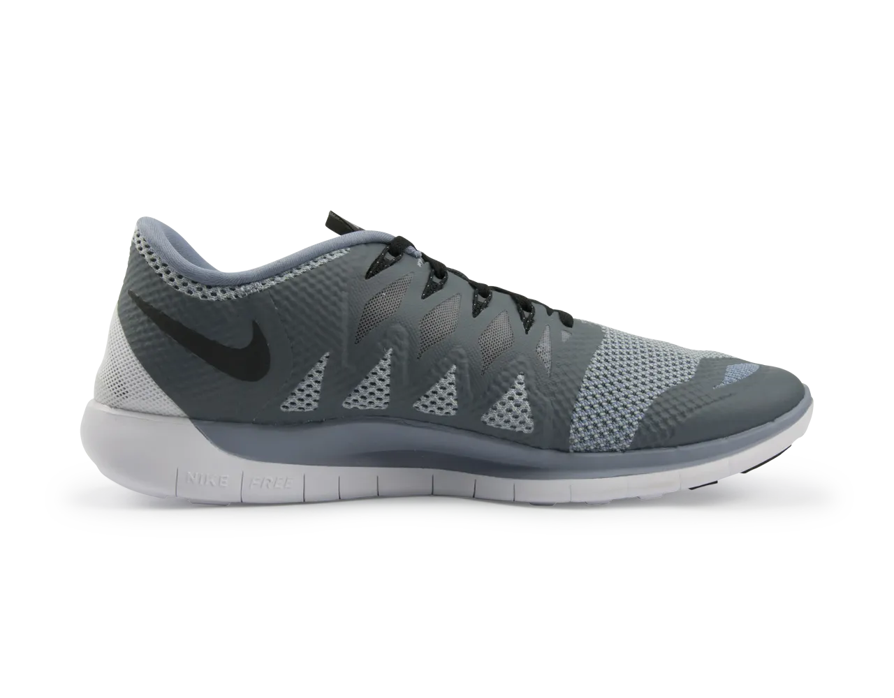 Nike Men's Free 5.0  Running Shoes Cool Blue/Black/Wolf Grey