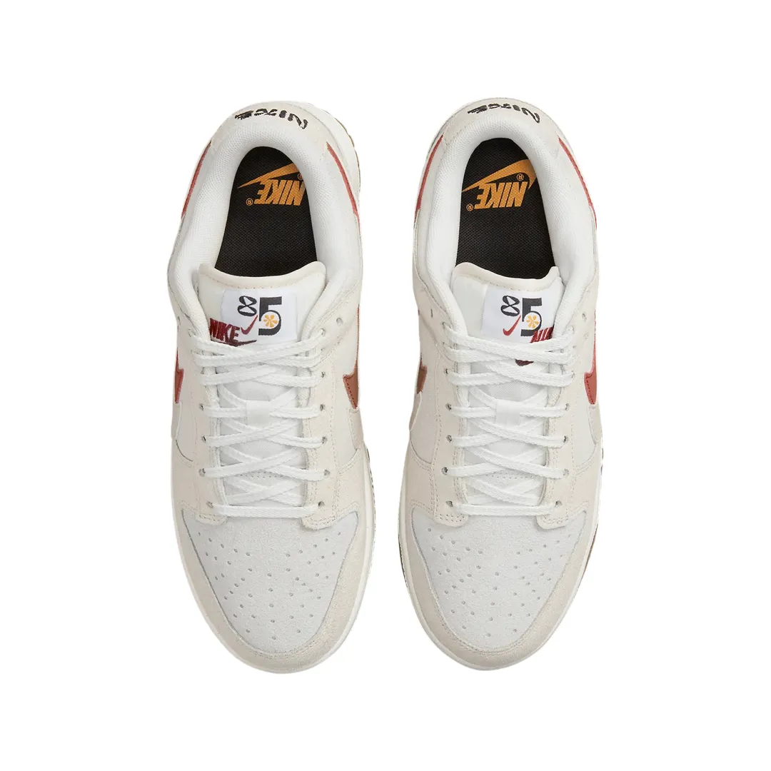 Nike Women's Dunk Low Summit White Double Swoosh Phantom Cinnabar
