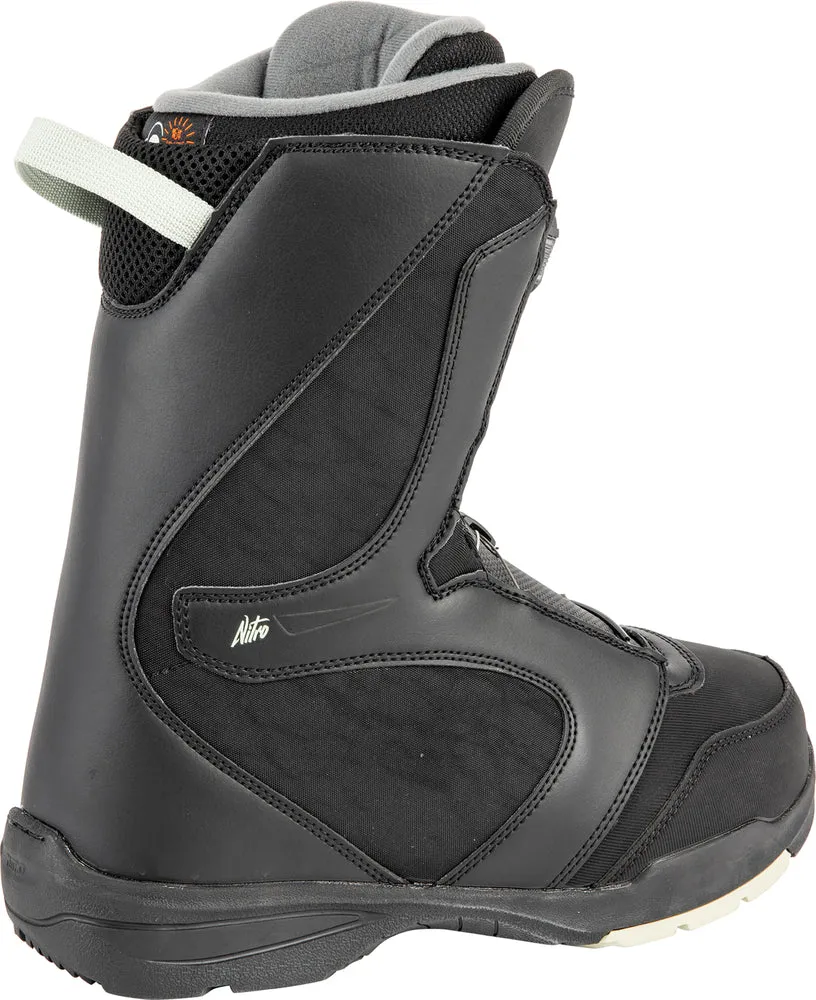 Nitro Flora BOA Womens Snowboard Boots in Black and Mint 2024