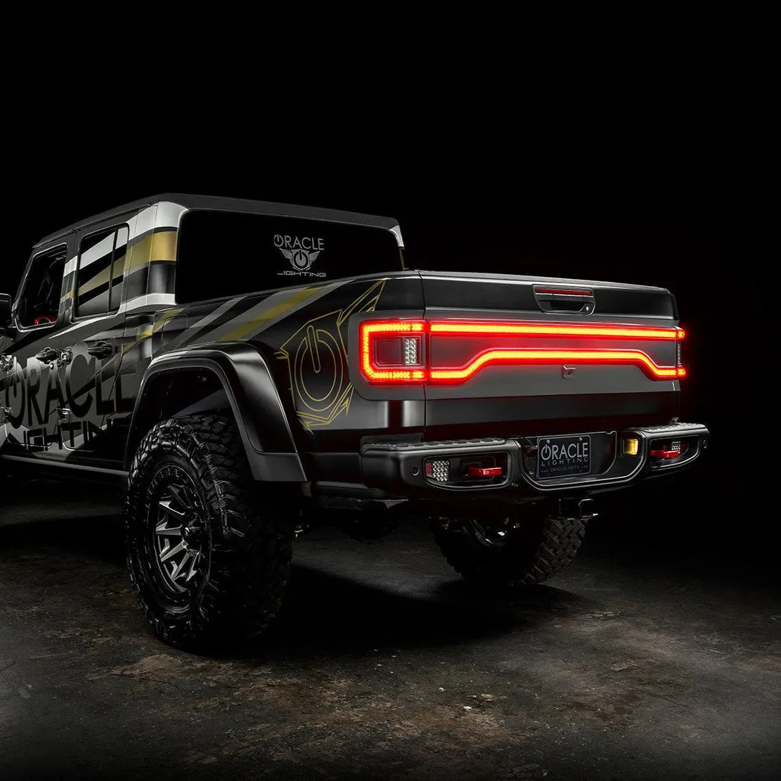 ORACLE Lighting Racetrack Flush Style LED Tailgate Panel Light for Jeep Gladiator JT