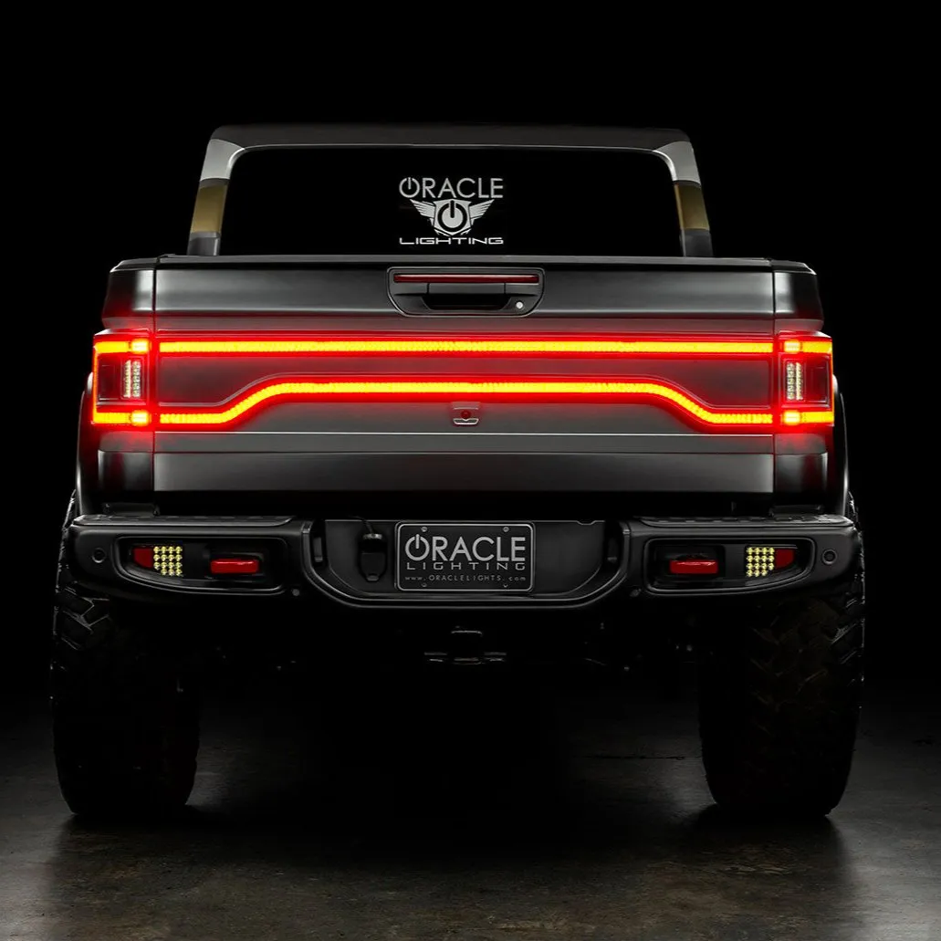 ORACLE Lighting Racetrack Flush Style LED Tailgate Panel Light for Jeep Gladiator JT