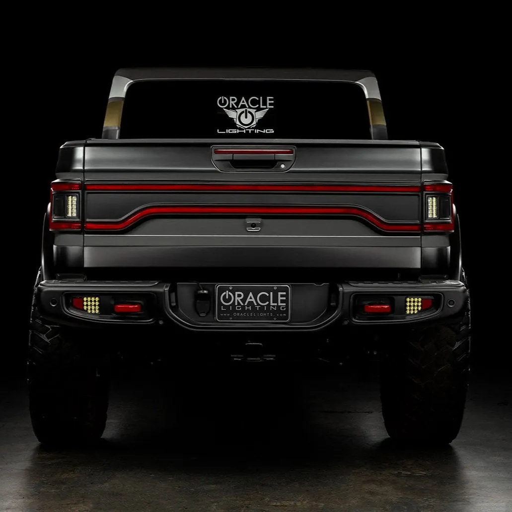ORACLE Lighting Racetrack Flush Style LED Tailgate Panel Light for Jeep Gladiator JT