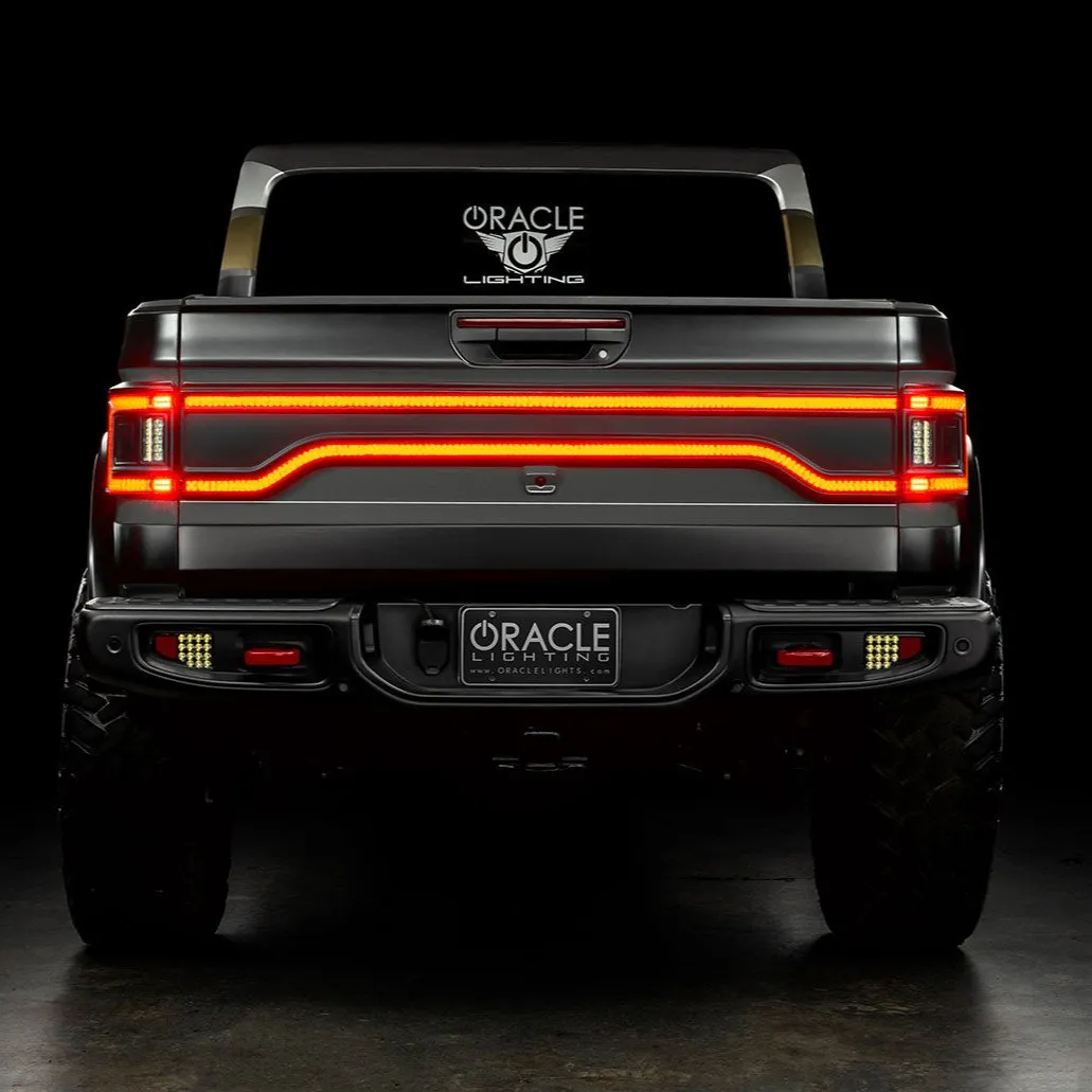 ORACLE Lighting Racetrack Flush Style LED Tailgate Panel Light for Jeep Gladiator JT