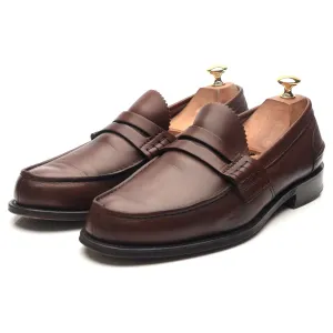'Pembrey' Dark Brown Leather Loafers UK 9 G