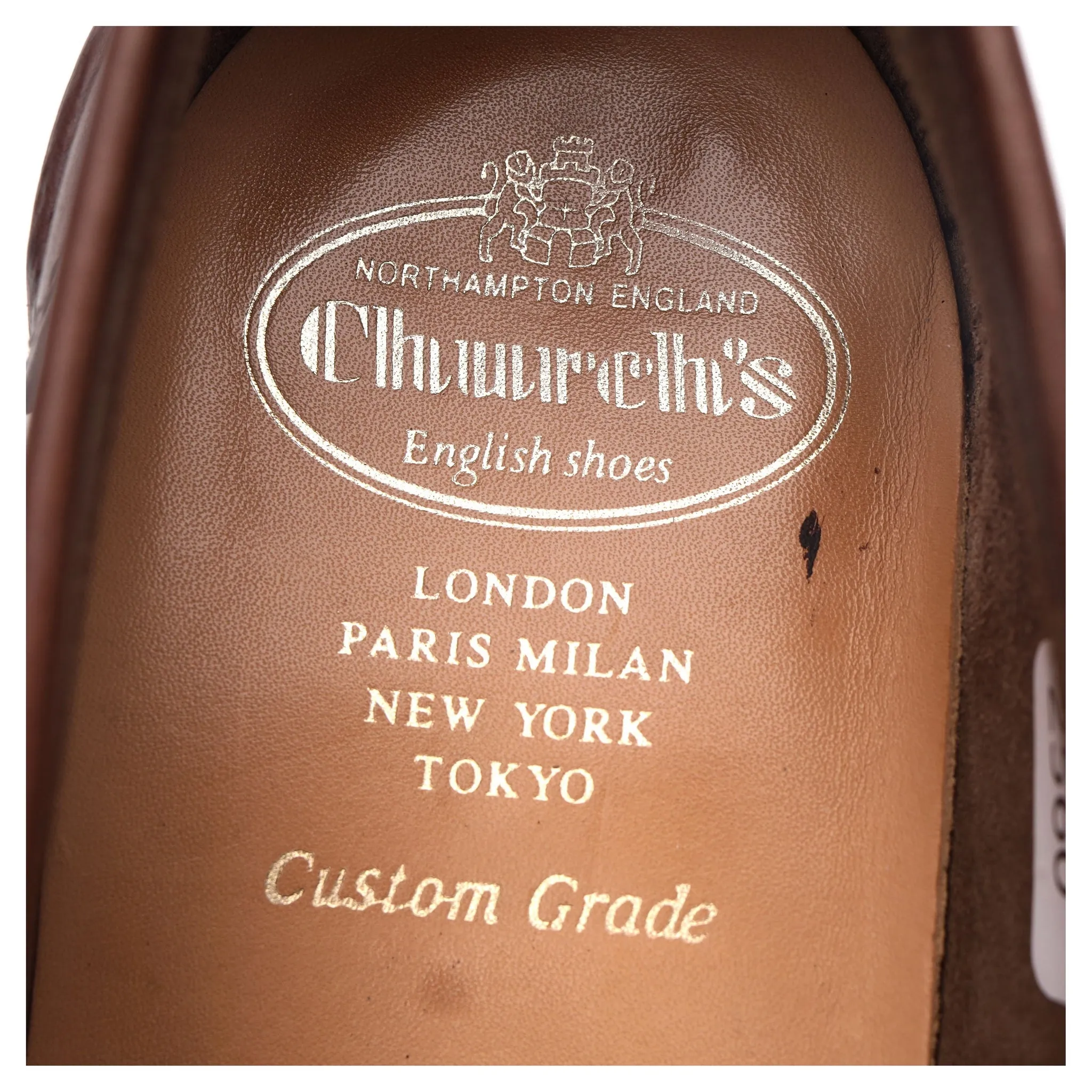 'Pembrey' Dark Brown Leather Loafers UK 9 G