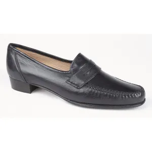 Penny Navy Leather Shoes