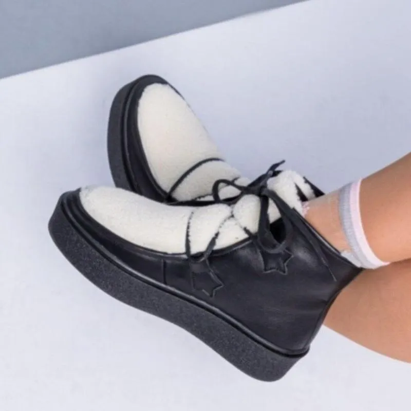 Plush Snow Ankle Boots