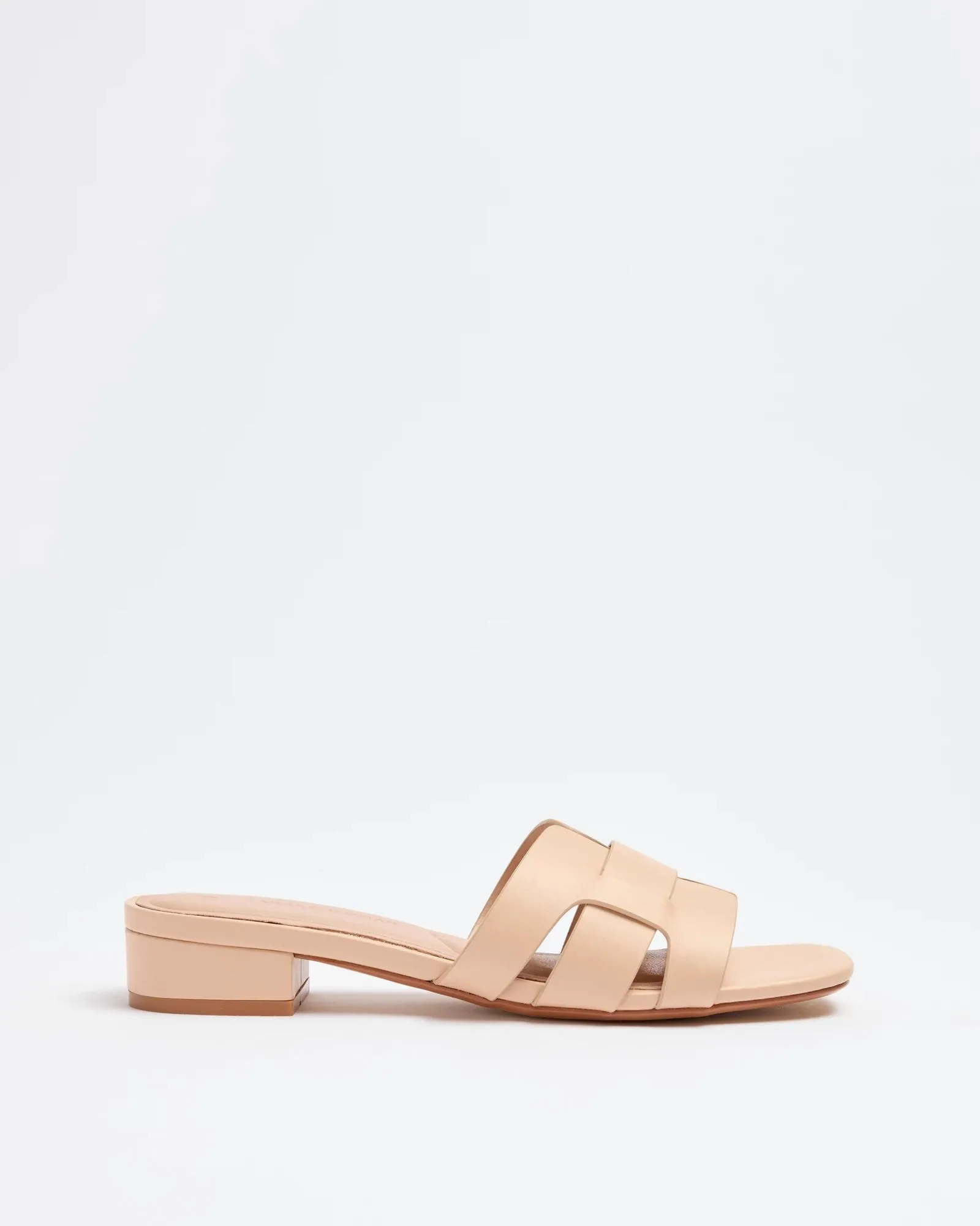 popular  Womens Low Heel Weaved Strap Sandal - Nova II - Neutral
