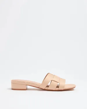 popular  Womens Low Heel Weaved Strap Sandal - Nova II - Neutral