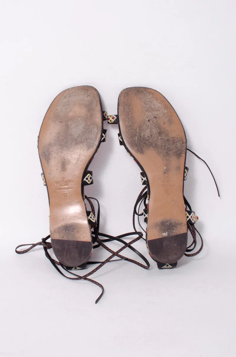PRIMITIVE WRAP SANDALS