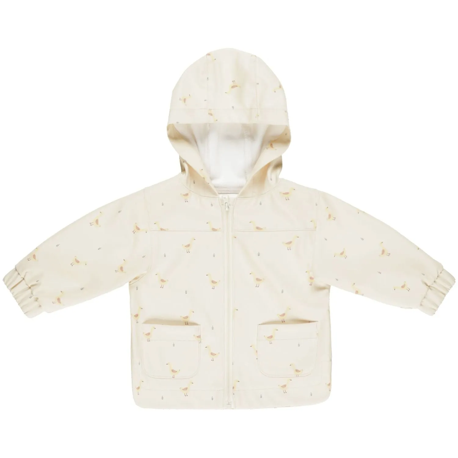 Quincy Mae Rain Coat - Geese