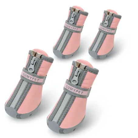 QUMY SMALL BREED Dog Boots - Red