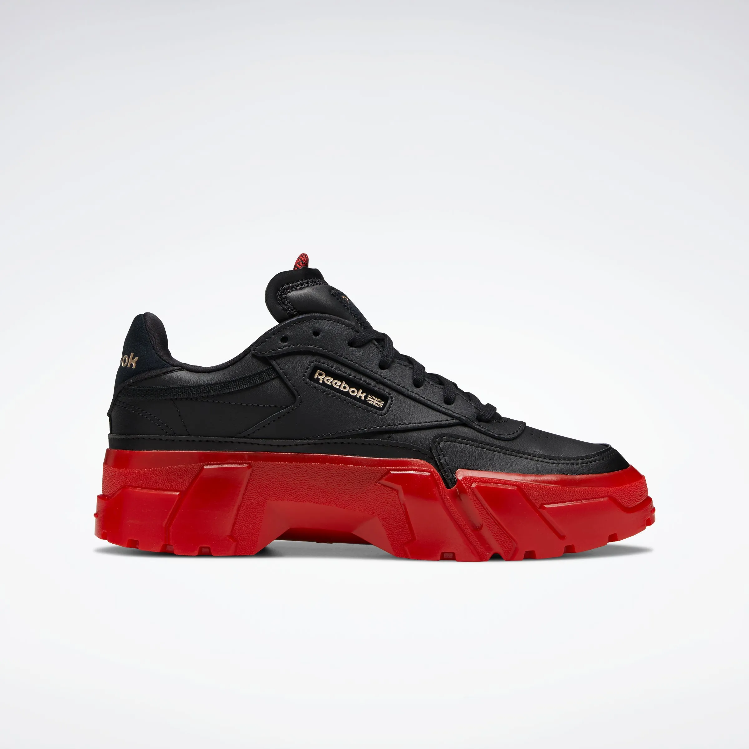 Reebok Footwear Women Cardi B Club C Shoes Cblack/Vecred/Rosgol