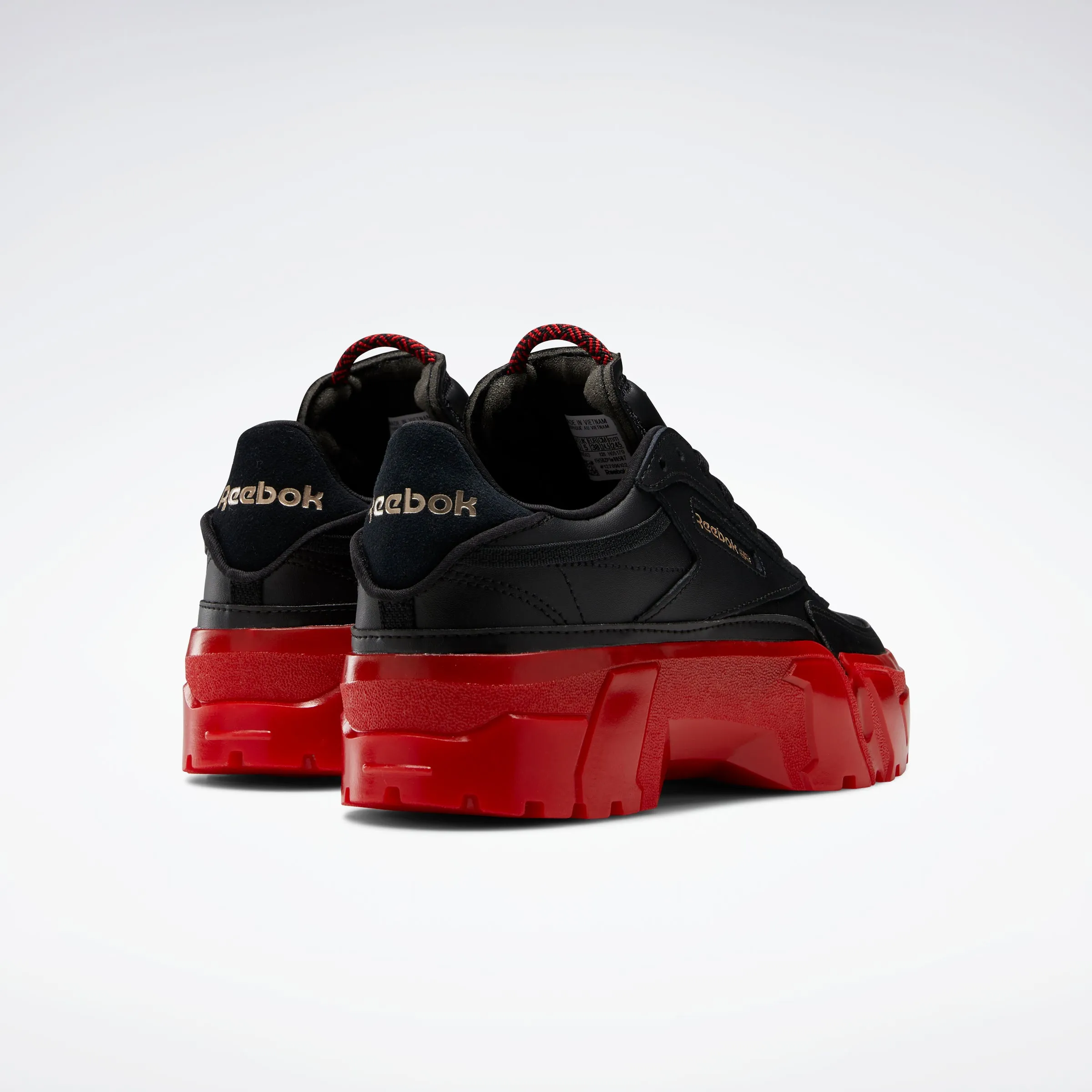 Reebok Footwear Women Cardi B Club C Shoes Cblack/Vecred/Rosgol