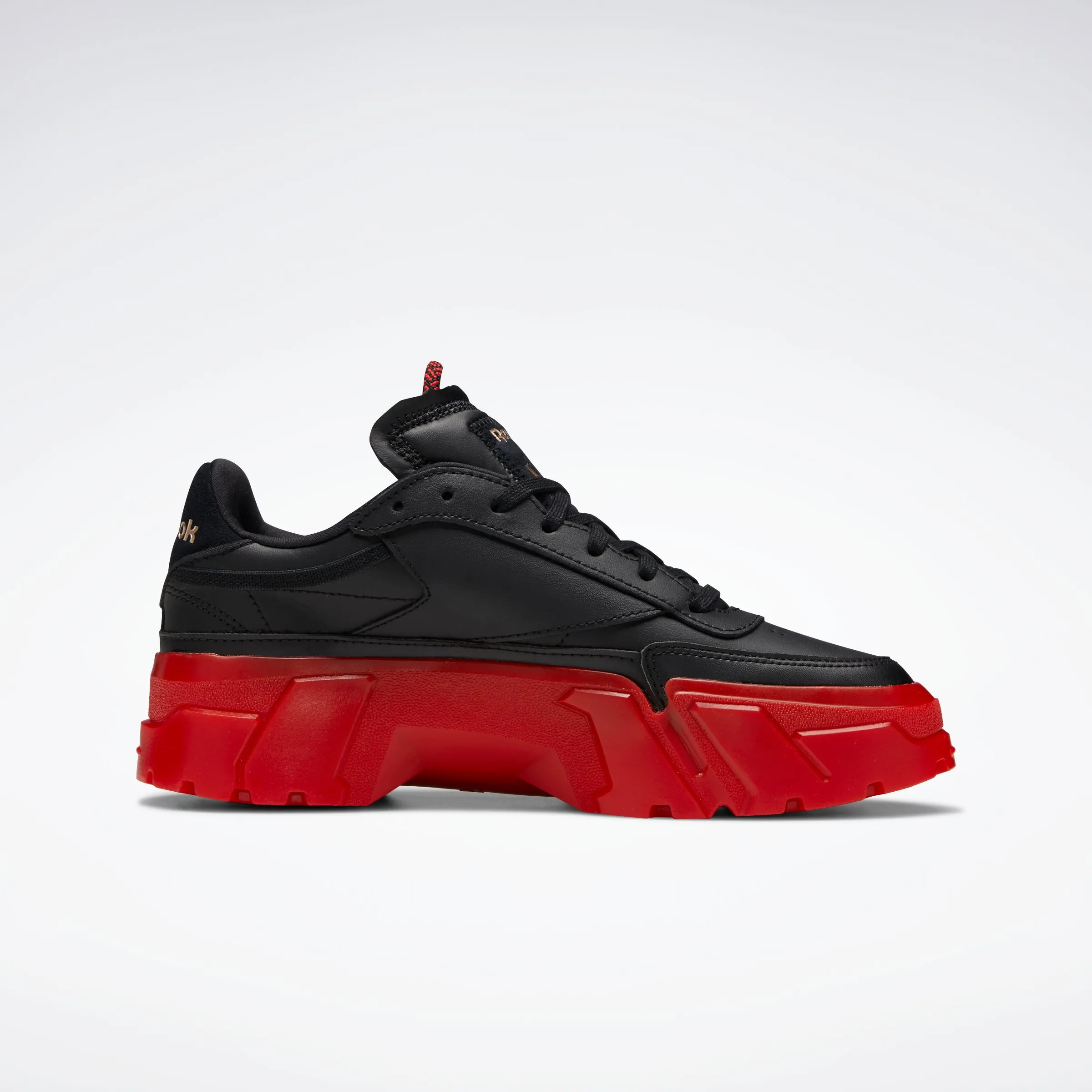Reebok Footwear Women Cardi B Club C Shoes Cblack/Vecred/Rosgol