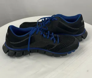 Reebok Men's Smoothflex Black Blue Running Trail Shoes Sneakers Size 10