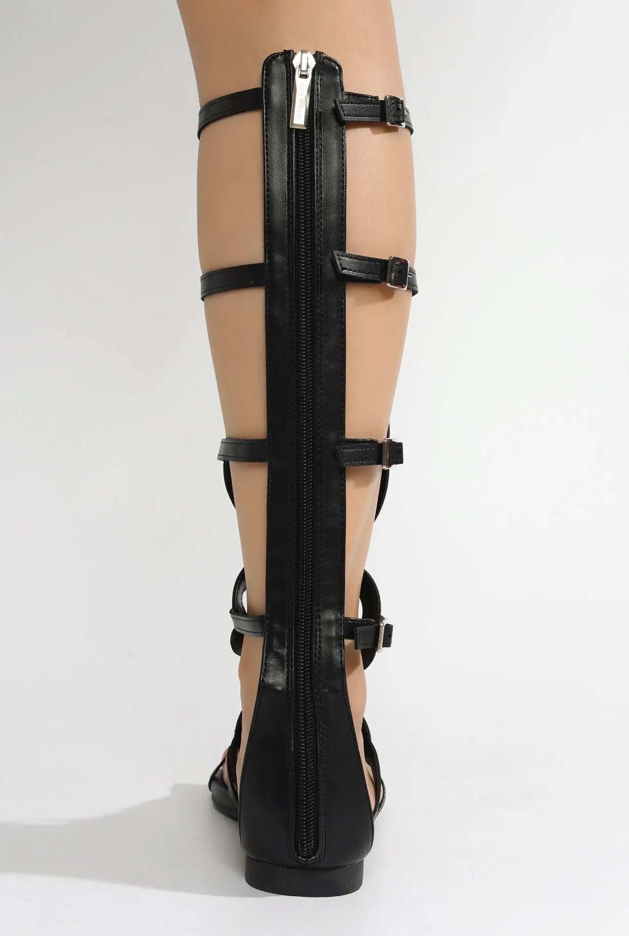 SENNAYA Black Sandals | Chic