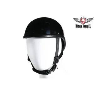 Shiny Black Gladiator Novelty Motorcycle Helmet