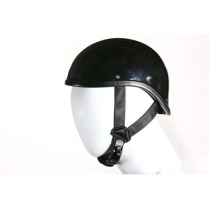 Shiny Black Gladiator Novelty Motorcycle Helmet