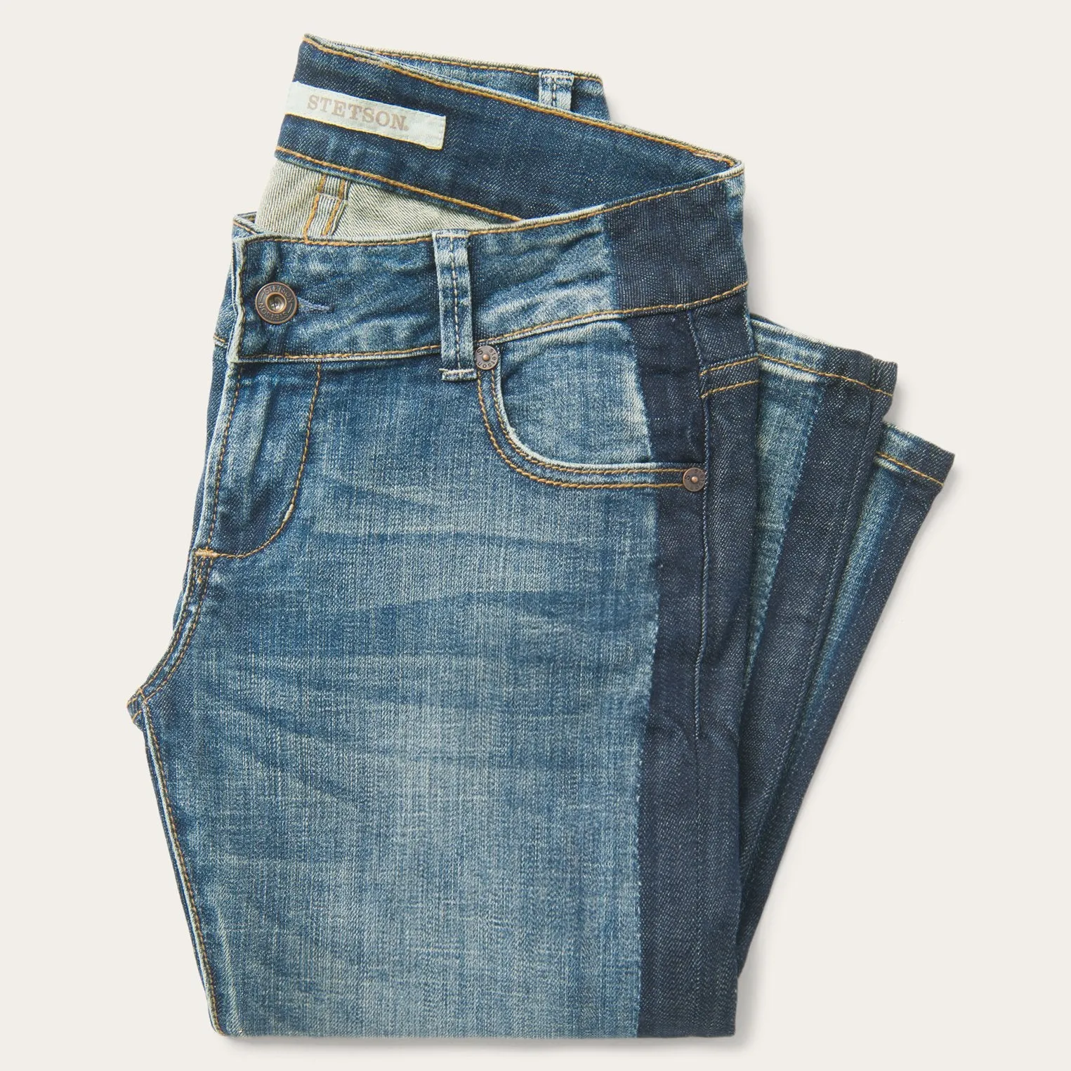Skinny Fit Stripe Leg Jean