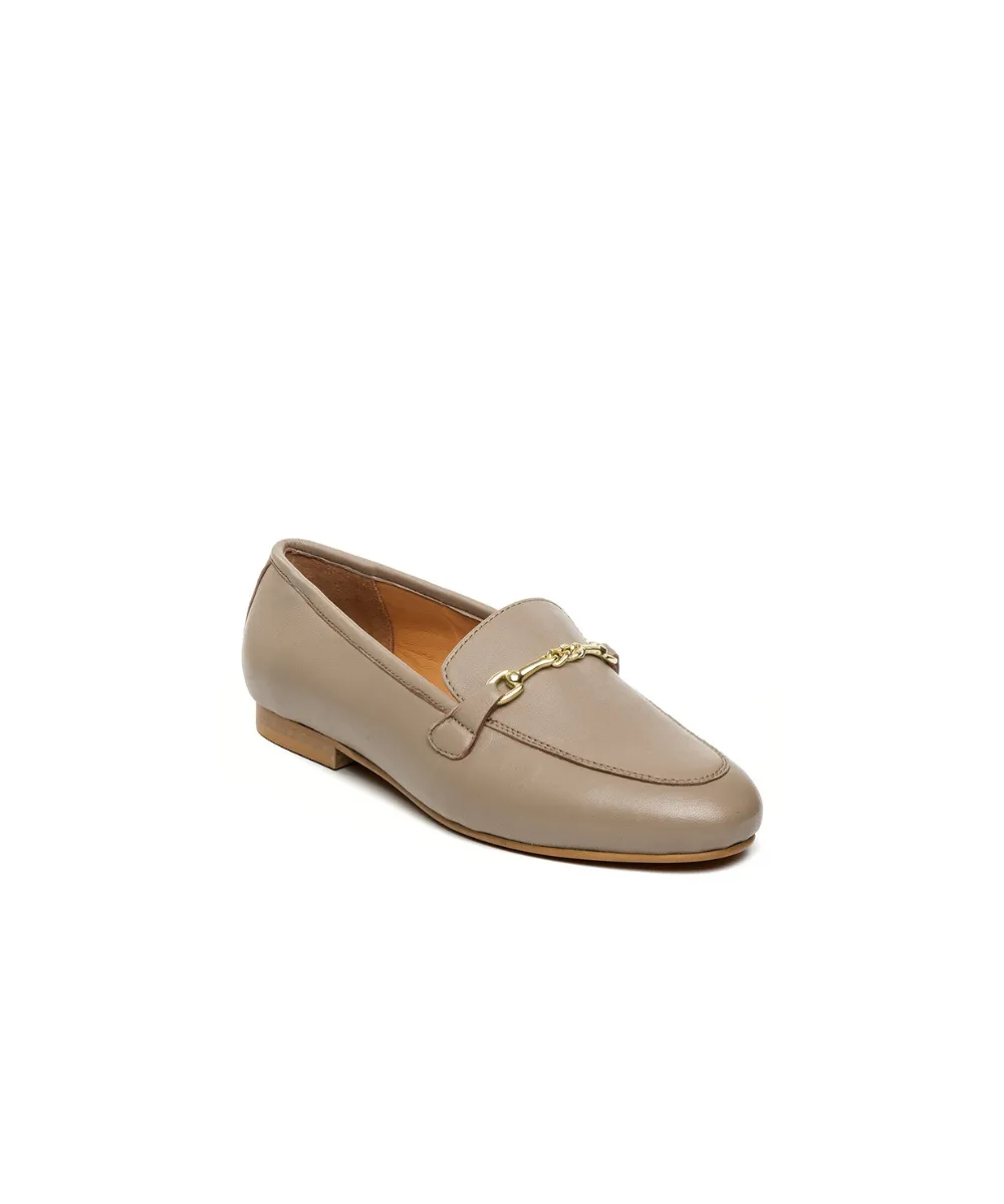 STEVE MADDEN LEATHER CATAREENA LOAFERS