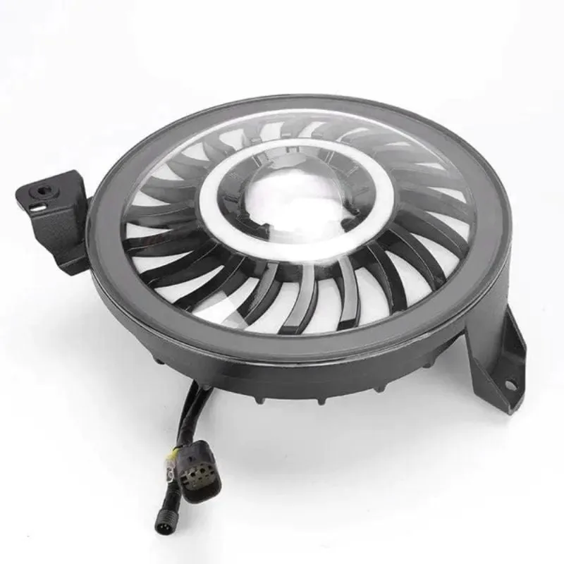 Suparee 9" Jeep RGBW LED Headlights with 3D Lens for 2018  Wrangler JL & Gladiator JT