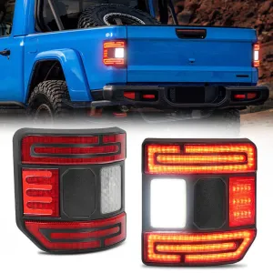 Suparee Jeep Gladiator Flush Mount LED Tail Lights for 2020-2024 JT