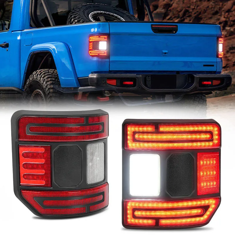 Suparee Jeep Gladiator Flush Mount LED Tail Lights for 2020-2024 JT