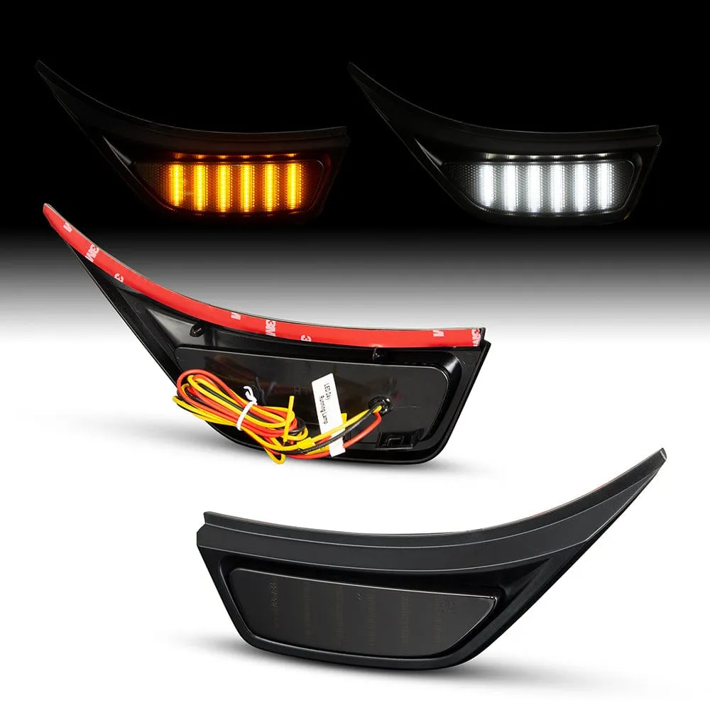 Suparee Jeep LED Side Marker Lights with Smoke Lens for 2018  Wrangler JL & Gladiator JT
