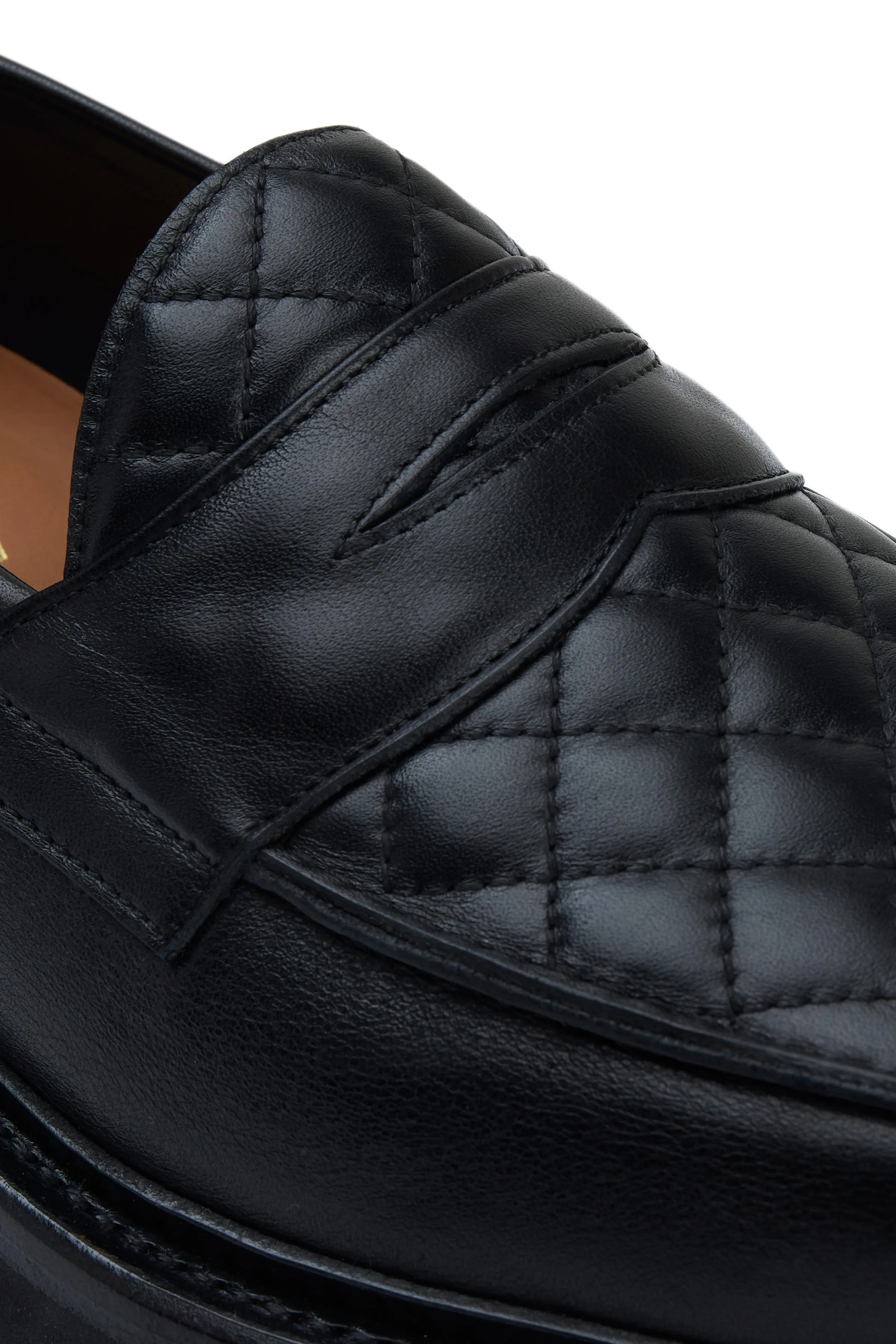 The Ellis Penny Loafer, Caviar Quilt, Vibram 1757 Lug Sole