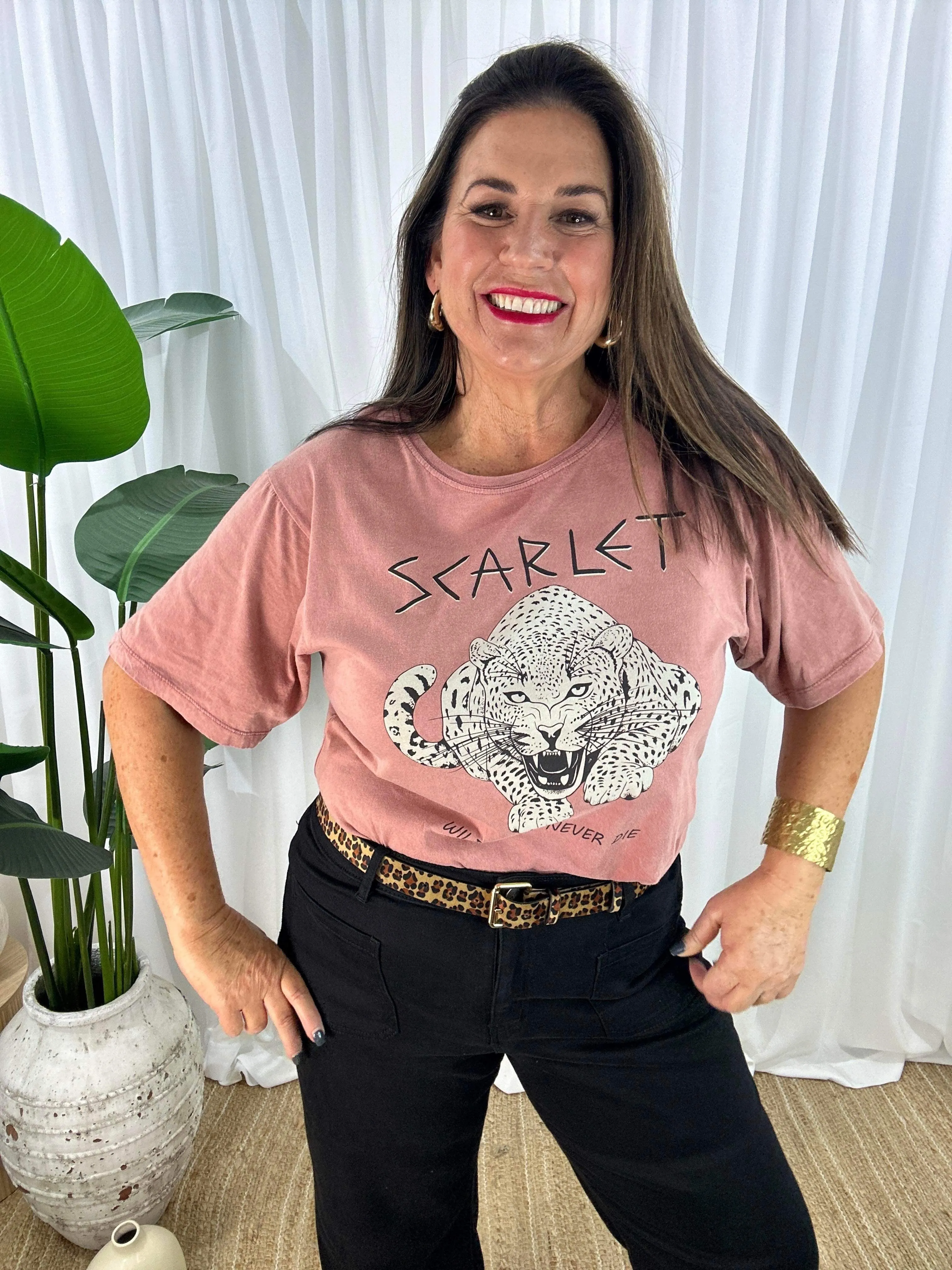 The Wild One Scarlet Tee