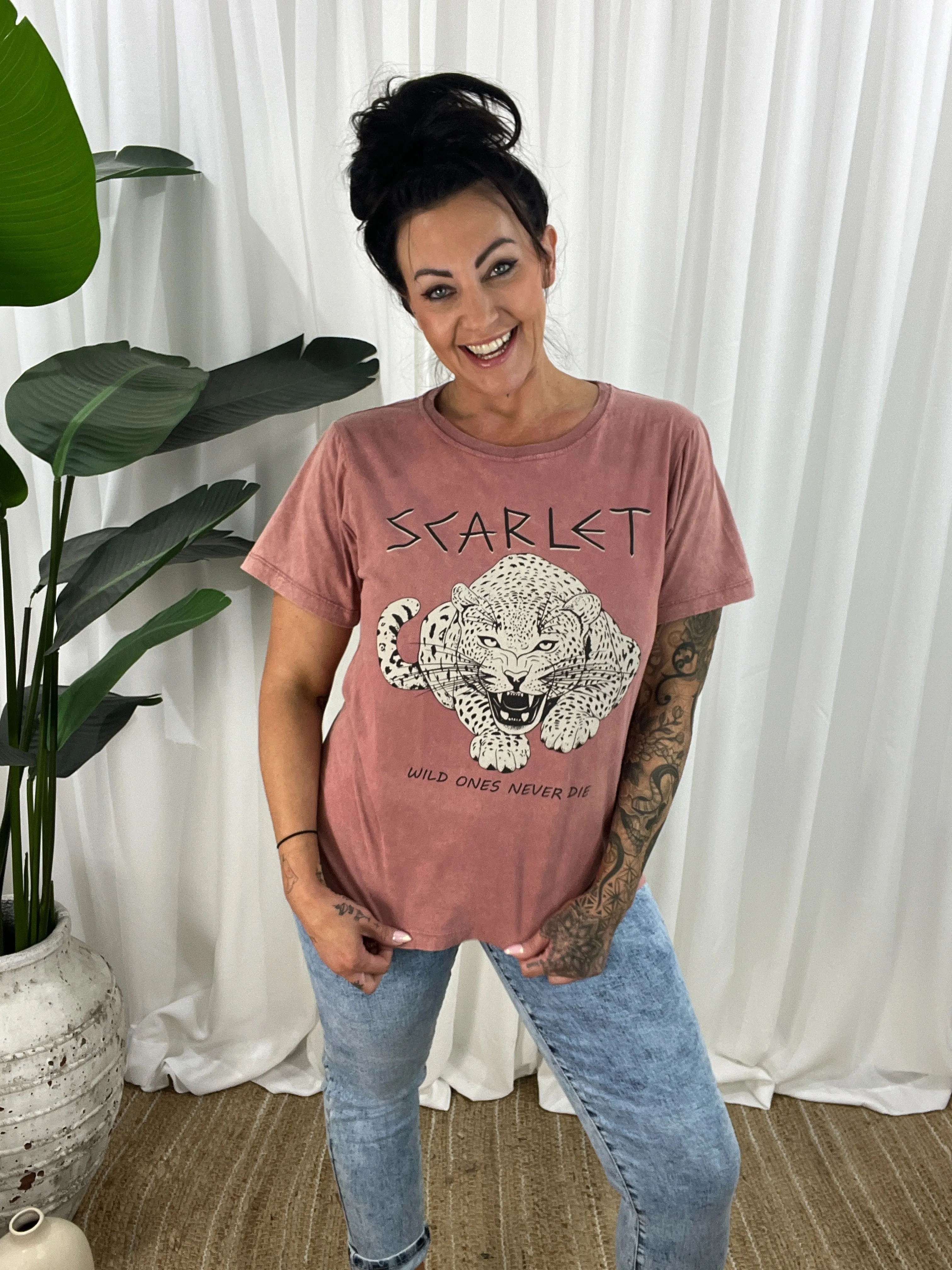 The Wild One Scarlet Tee
