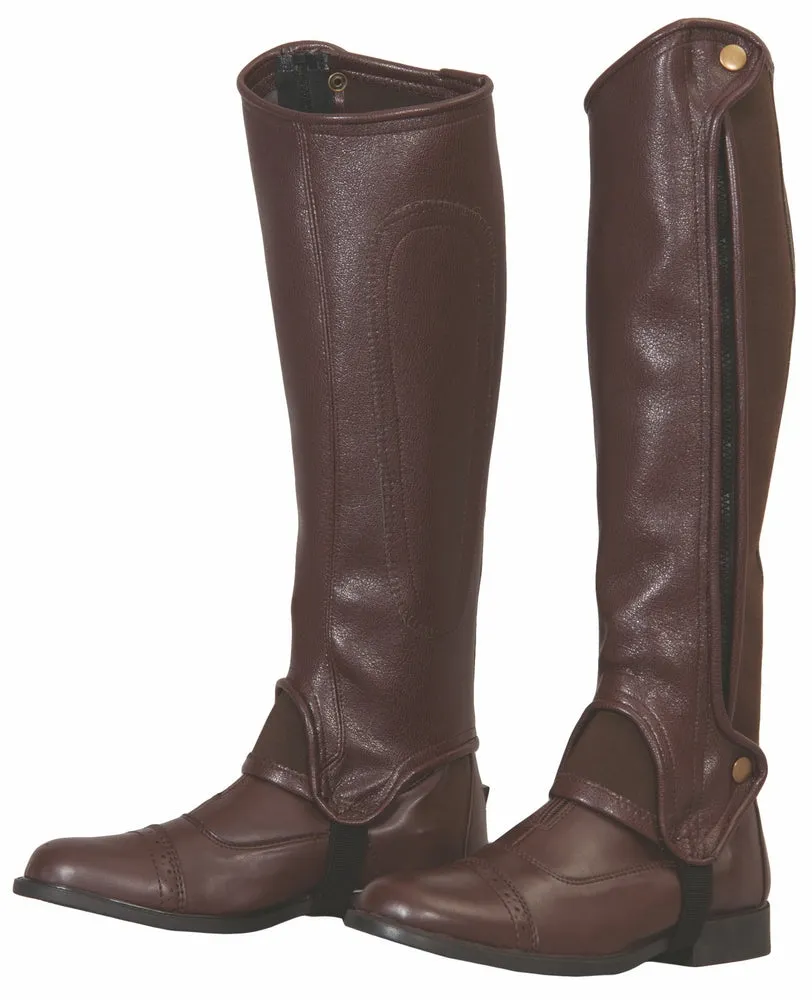 TuffRider Adult Grippy Grain Half Chaps