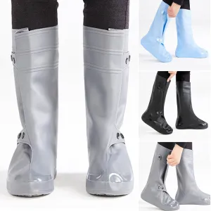 Unisex Waterproof Anti-Slip Shoe Covers - Protective Skid-Proof Overshoes