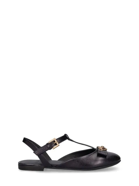 Versace   Ballerina sandals w/bows 