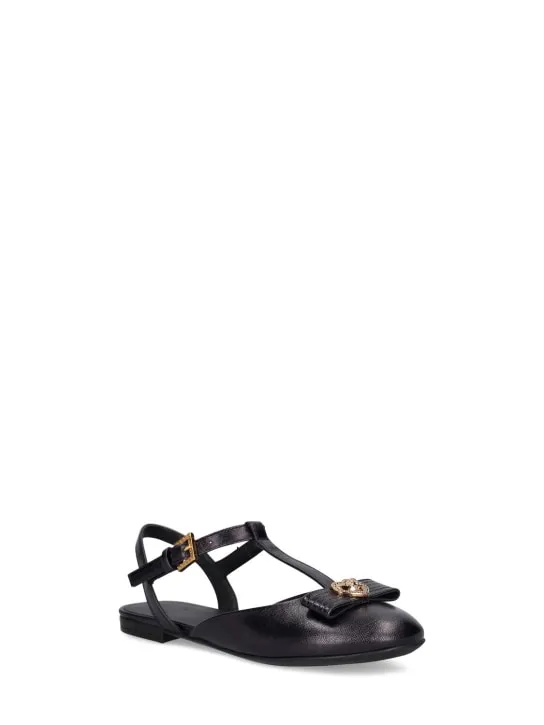 Versace   Ballerina sandals w/bows 