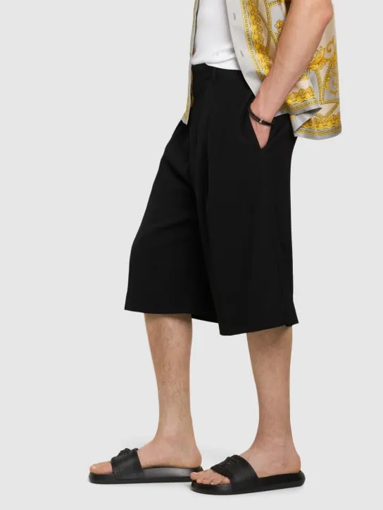 Versace   Medusa rubber slide sandals 